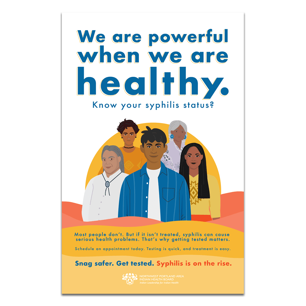 We are powerful when we are healthy. Know your syphilis status? Poster